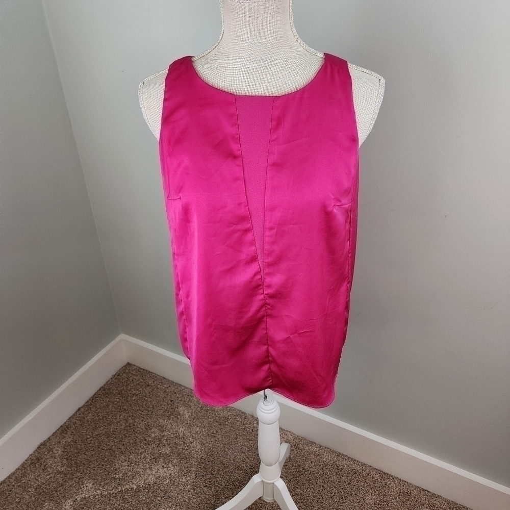 Apt 9 Women’s Sleeveless Lined Zipper Closure Top Blouse Size Small Pink